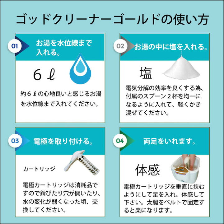 楽天市場】ゴッドクリーナー・ゴールド 足湯 フットバス God-Cleaner 