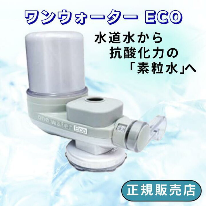 楽天市場】キッチン 浄水器 「 ワンウォーターECO 」 素粒水 