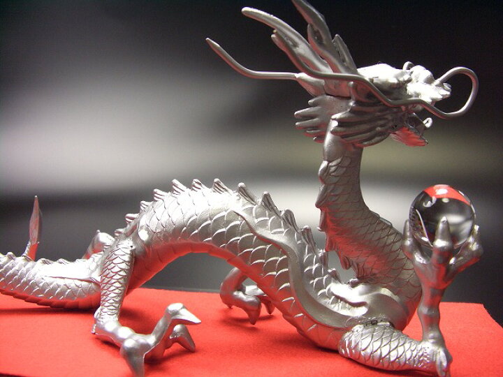 楽天市場】【送料無料】願い龍《三本指の龍》◇銀龍◇特典◇天然水晶玉 