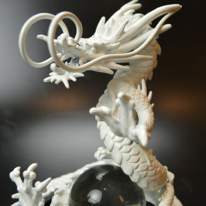 楽天市場 白龍 送料無料 三本指の龍 銅製三界龍 願い龍の最高位 天帝白龍 風水グッズ 特典 水晶玉 水杯 台座付きホワイトドラゴン 白竜 ドラゴンボール 白い龍の置物 3本爪 竜 辰 ドラゴン 風水願い龍 風水 竜 5本 指の龍 皇帝龍 風水の森