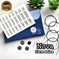 【楽天ランキング1位獲得】KnitPro Nova 5インチ(13cm) 8サイズ 付け替え式輪針 デラックスセット ニット…