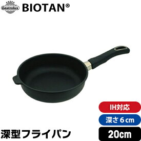 ガストロラックス バイオタン IH対応 深型 フライパン 20cm 深さ6cm 内径20cm 17220A Gastrolux BIOTAN