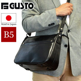 ショルダーバッグ #16259 メンズ 日本製 豊岡製鞄 ショルダーバック 斜めがけ B5 ビジネスショルダーバッグ 30m ガスト GUSTO