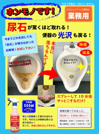 【業務用】尿石洗浄剤輝きが戻る500ml尿石黄ばみ用トイレ洗浄剤