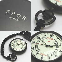 【ポイント10倍】SPQRNURSEWATCHBLACK【時計防水ナースウォッチ】【5,400円以上送料無料!】