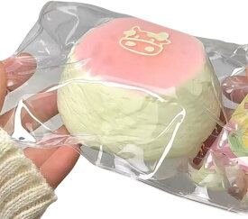 もも スクイーズ スクイーズケーキおもちゃ もちもち スクイーズ 水感スクイーズ 伸縮性のあるスティッキーボールおもちゃ弾力性が高く 手触りが柔らかく 食物 減圧グッズ シリコン ストレス解消のおもちゃとして最適で 子供も大人も大好きです