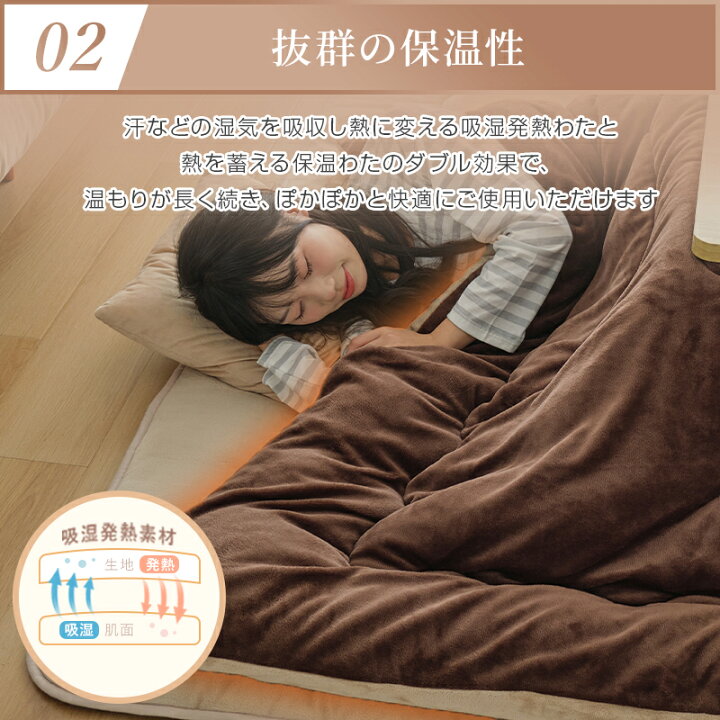 楽天市場】＼楽天1位／ こたつ布団 長方形 正方形 リバーシブル 