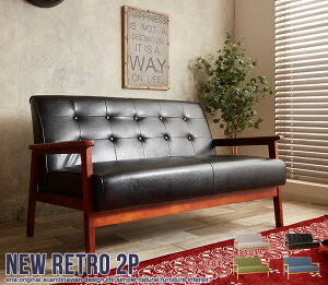 yȂLINEFBo^ŃN[|v[g z NEW RETRO \t@[ 1l炵 VO w [ 2l炵 2l| g PUU[ _[NuE u[ O[ O[ x