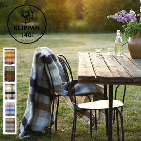 Klippan クリッパン ゴットランドウール スローケット チェック グリーン グレー イエロー ピンク 4色 Gotland wool スウェーデン ラムウール キャンプ 北欧 お祝い おしゃれ 誕生日 プレゼント ギフト ひざかけ_2312ss_qtg感謝#