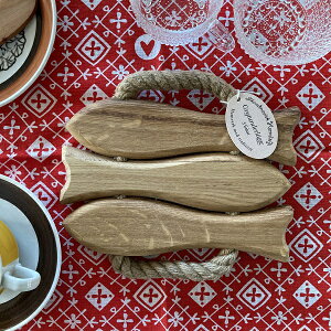 lR|X XJWirXN wXCh Skandinavisk Hemslojd ؐ gxbg ~ X[tBbV [vt 3Fish wood trivet  k G El nhCh Â nmL 