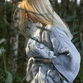 ラプアンカンクリ Lapuan Kankurit KOIVU コイヴ 白樺 グレー ウォッシュドリネン マルチタオル 95cm×150cm バスタオル タオルケット シャワータオル 寝具 夏 おしゃれ プレゼント お祝