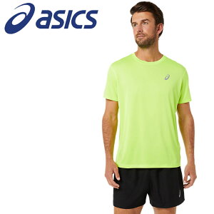 メール便送料無料 アシックス Tシャツ・ポロシャツ ランニングドライ半袖シャツ メンズ ランニング ウェア 2011C366-300