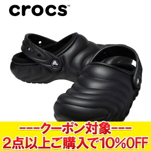 NAX yԕisz NbNX crocs Classic Lined Overpuff Clog 210059-001 Y fB[X T_ yMD4z