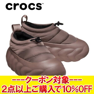 NAX yԕisz NbNX crocs OverPuff Shorty I[o[pt V[eB[ 210668-0LF Y fB[X V[Y yMD4z
