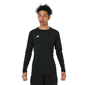 【お買い物マラソン限定店内ポイント最大20倍(2025/11/11 1:59迄)】 お買い得スペシャルプライス ニューバランス ストレッチクルーロングスリーブインナーシャツ AMT55288-BK メンズ