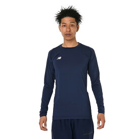 【お買い物マラソン限定店内ポイント最大20倍(2025/11/11 1:59迄)】 お買い得スペシャルプライス ニューバランス ストレッチクルーロングスリーブインナーシャツ AMT55288-NV メンズ
