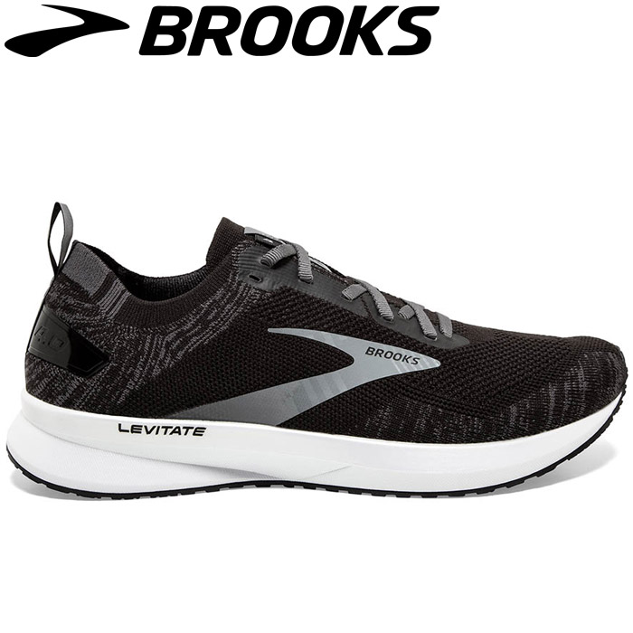 ブルックス Levitate4 レビテイト4 (ワイズ：D) 1103451D012-BRM3453 メンズ ランニングシューズ スニーカー 黒靴  黒スニーカー ブラック | FZONEスポーツ