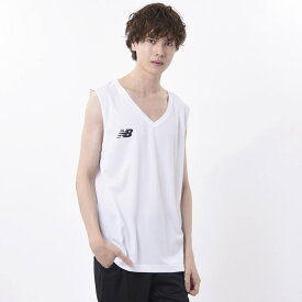 【お買い物マラソン限定店内ポイント最大20倍(2025/11/11 1:59迄)】 お買い得スペシャルプライス メール便送料無料 ニューバランス インナーシャツ Vネックノースリーブ JMTF1022-WT メンズ