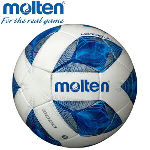 モルテン サッカーボール 検定球 ヴァンタッジオ3000 5号球 ホワイト×ブルー F5A3000