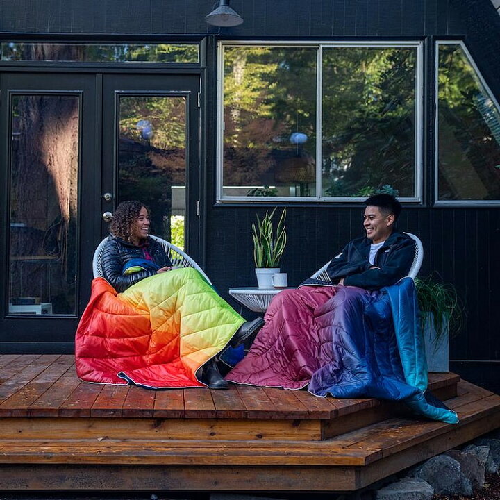 最大10％OFFクーポン ランプル ORIGINAL PUFFY Blanket TPPBRF11 キャンプ ブランケット