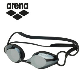 アリーナ arena 水泳 スイム スイミング【スプラッシュ】レーシングゴーグル スイミンググラス 水中眼鏡(ミラーレンズ、リノンくもり止め、FINA承認) メンズ レディース AGL-510M-SLSM