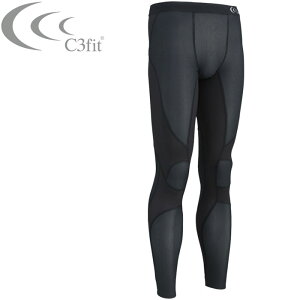 お買い得スペシャルプライス メール便送料無料 C3fit(シースリーフィット) インパクトエアータイツ メンズ 3F14127-K