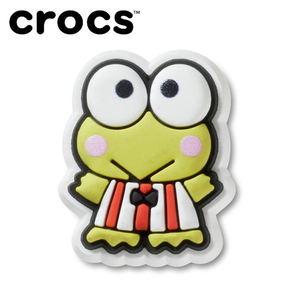 【エントリーで全品ポイント10倍(9/11 1:59迄)】 メール便送料無料 クロックス crocs ジビッツ サンリオ けろけろけろっぴ Sanrio Keroppi 10015915 アクセサリー