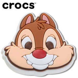 【3日間限定店内ポイント最大20倍(2025/10/30 00:00〜11/1 23:59迄)】 メール便送料無料 クロックス crocs ジビッツ チップとデール Disney Chip N Dale Smile 10016263 アクセサリー