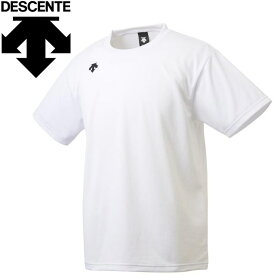 メール便送料無料 デサント DESCENTE ワンポイントハーフスリーブシャツ メンズ 半袖 DMC-5801B-WHT