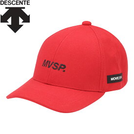 デサント DESCENTE アメリカンキャップ 帽子 メンズ レディース DMAVJC00-RD