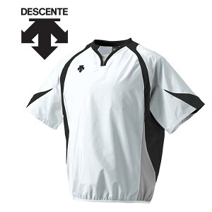 【3日間限定店内ポイント最大20倍(2025/10/30 00:00〜11/1 23:59迄)】 お買い得スペシャルプライス メール便送料無料 デサント DESCENTE 野球 半袖ウインドジャック ウインドシャツ メンズ PJ-321B-WBK
