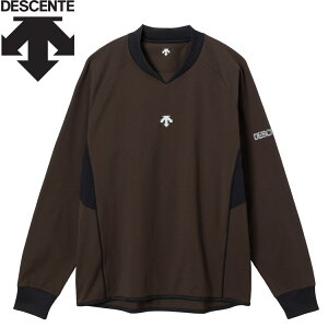 【3日間限定店内ポイント最大20倍(2025/10/30 00:00〜11/1 23:59迄)】 お買い得スペシャルプライス デサント DESCENTE 長袖ピステ DV5FWB01U-BW00 メンズ レディース