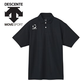 【超ポイントバック祭限定店内ポイント最大20倍(12/15 23:59迄)】お買い得スペシャルプライス メール便送料無料 デサント トレーニング ポロシャツ メンズ ST5SHST0M-BK00