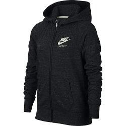 ナイキYTHガールズビンテージフルジップフーディ890271-010ジュニアNIKE18SP