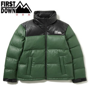 yԌ|Cgő20{(2025/11/21 11:59)z FIRST DOWN USA BUBBLE DOWN JKT COLOR LEATHER F942002-50 Y fB[X