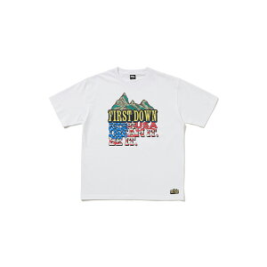 ���[���֑������� FIRST DOWN USA S/S GRAFHIC TEE F101049-01 �����Y ���f�B�[�X