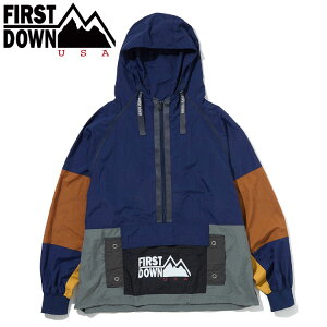 �y���������}���\������X���|�C���g�ő�20�{(2026/5/23 20:00�`)�zFIRST DOWN USA �}���`�J���[ �A�m���b�N MULTICOLOR ANORAK F141003-75 �����Y ���f�B�[�X