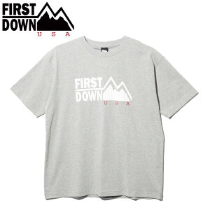 ���[���֑������� FIRST DOWN USA �v�����g���S �V���[�g�X���[�u T�V���c PRINT LOGO S/S TEE F801060-08 �����Y ���f�B�[�X