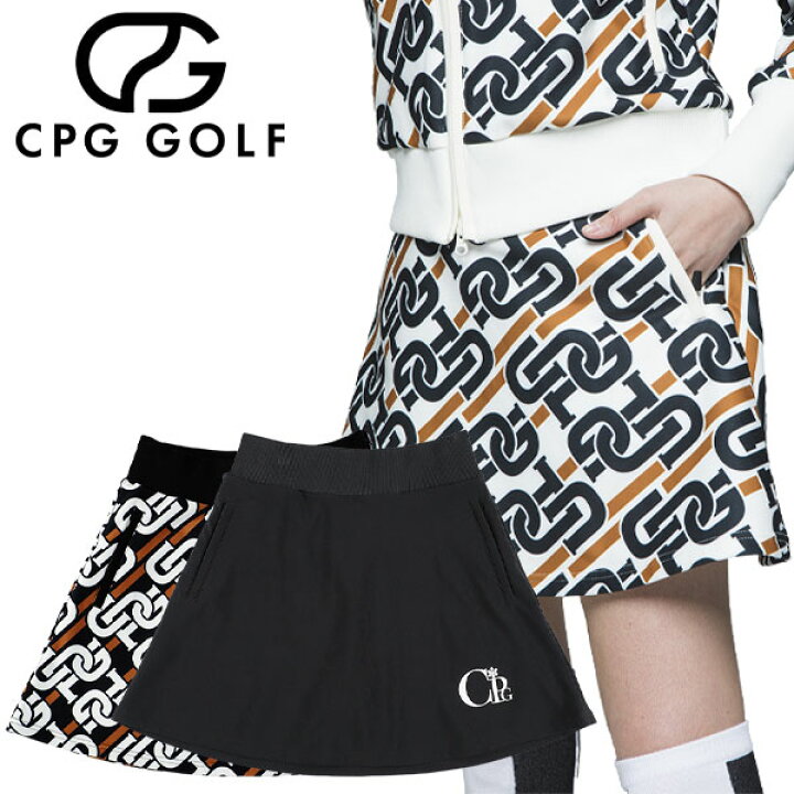楽天市場】CPG GOLF チェーンロゴグラフィカルスカート レディース 