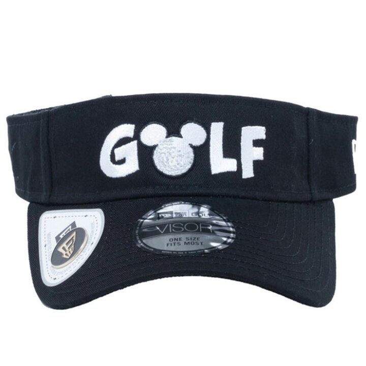 楽天市場 ニューエラ ゴルフ サンバイザー On Par ディズニー ミッキーマウス Golf ブラック Fzoneスポーツ