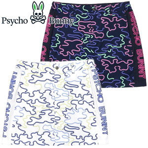 【お買い物マラソン限定店内ポイント最大20倍(2025/10/24 20:00〜)】 サイコバニーゴルフ NEONTUBE サイドロゴ スカート ウィメンズ 春夏 ゴルフウェア GFW030