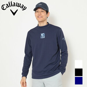 【お買い物マラソン限定店内ポイント最大20倍(2025/10/24 20:00〜)】 キャロウェイ タックリバー長袖モックネックシャツ メンズ 2025秋冬 ゴルフウェア C25233104
