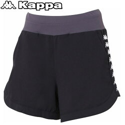 カッパサッカーウーブンショートパンツ4インチレディースKR822SP71-BK