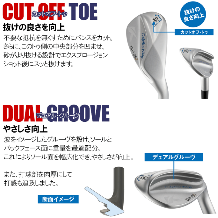 期間限定値下げ中‼️ 新品ドルフィンウェッジ-125G ドルフィンウェッジ DW-125G／DOLPHIN WEDGE DW-125G ウェッジ
