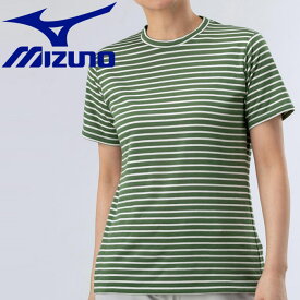 メール便送料無料 ミズノ MIZUNO アウトドア&トラベル ドライベクターボーダー半袖Tシャツ レディース B2MA022838 クリアランスセール