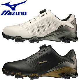 【0のつく日限定店内ポイント最大20倍(3/30 00:00～)】 ミズノ MIZUNO ゴルフ ジェネム プロ GTX ボア 51GM2200 メンズ ゴルフシューズ スパイク 防水