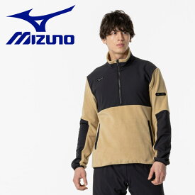 【0のつく日限定店内ポイント最大20倍(4/20 00:00～23:59迄)】ミズノ MIZUNO ミズノ MIZUNOハイブリッドフリースハーフジップ メンズ レディース 32MCA55939