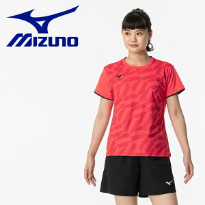 メール便送料無料 ミズノ MIZUNO ゲームシャツ ラケットスポーツ ウィメンズ レディース 62JAB22863