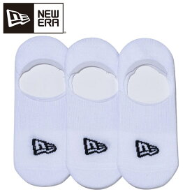 メール便送料無料 ニューエラ ソックス ノーショー 3ペア ホワイト 14518172