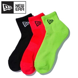 メール便送料無料 ニューエラ ソックス アンクル 3ペア フラッシュパック メンズ レディース ジュニア 14518190